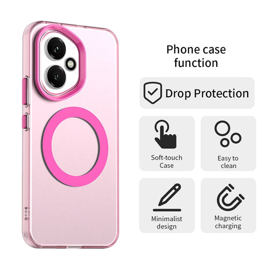 MagSafe puzdro pre Honor 400, Techsuit, CandyCase, Ružové
