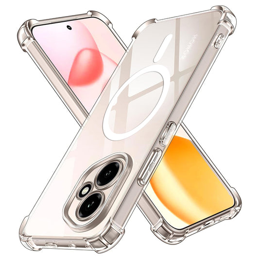 MagSafe puzdro pre Honor 400, Techsuit, nárazuvzdorné, priehľadné