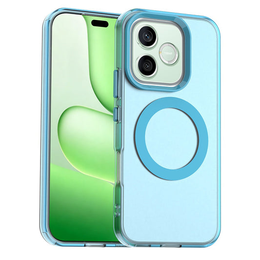 MagSafe puzdro pre Honor 600 Lite, Techsuit, CandyCase, modré