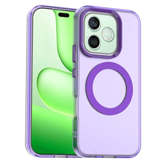 MagSafe puzdro pre Honor 600 Lite, Techsuit, CandyCase, fialové