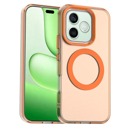MagSafe puzdro pre Honor 600 Lite, Techsuit, CandyCase, Oranžové