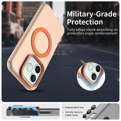 MagSafe puzdro pre Honor 600 Lite, Techsuit, CandyCase, Oranžové