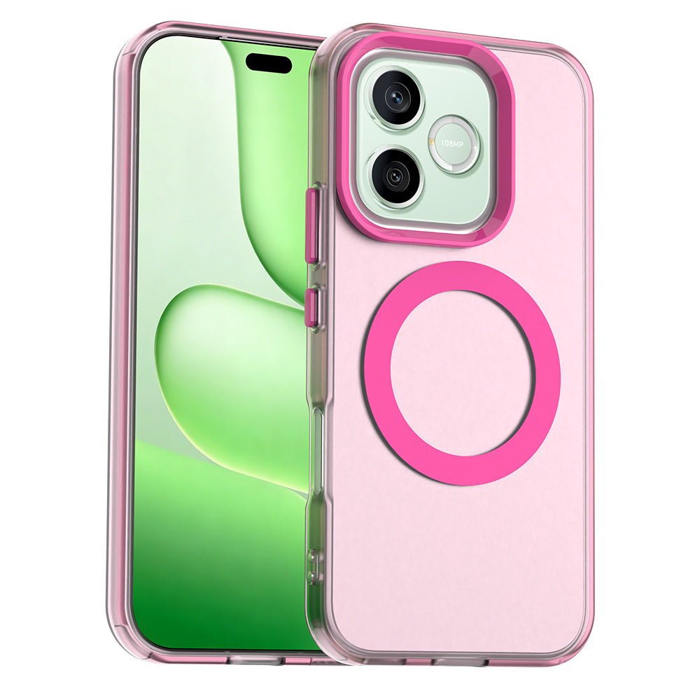 MagSafe puzdro pre Honor 600 Lite, Techsuit, CandyCase, Ružové
