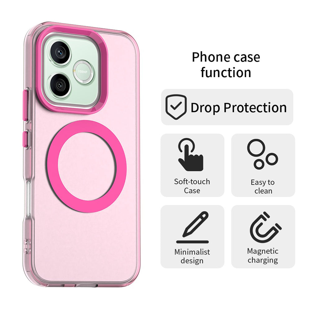 MagSafe puzdro pre Honor 600 Lite, Techsuit, CandyCase, Ružové