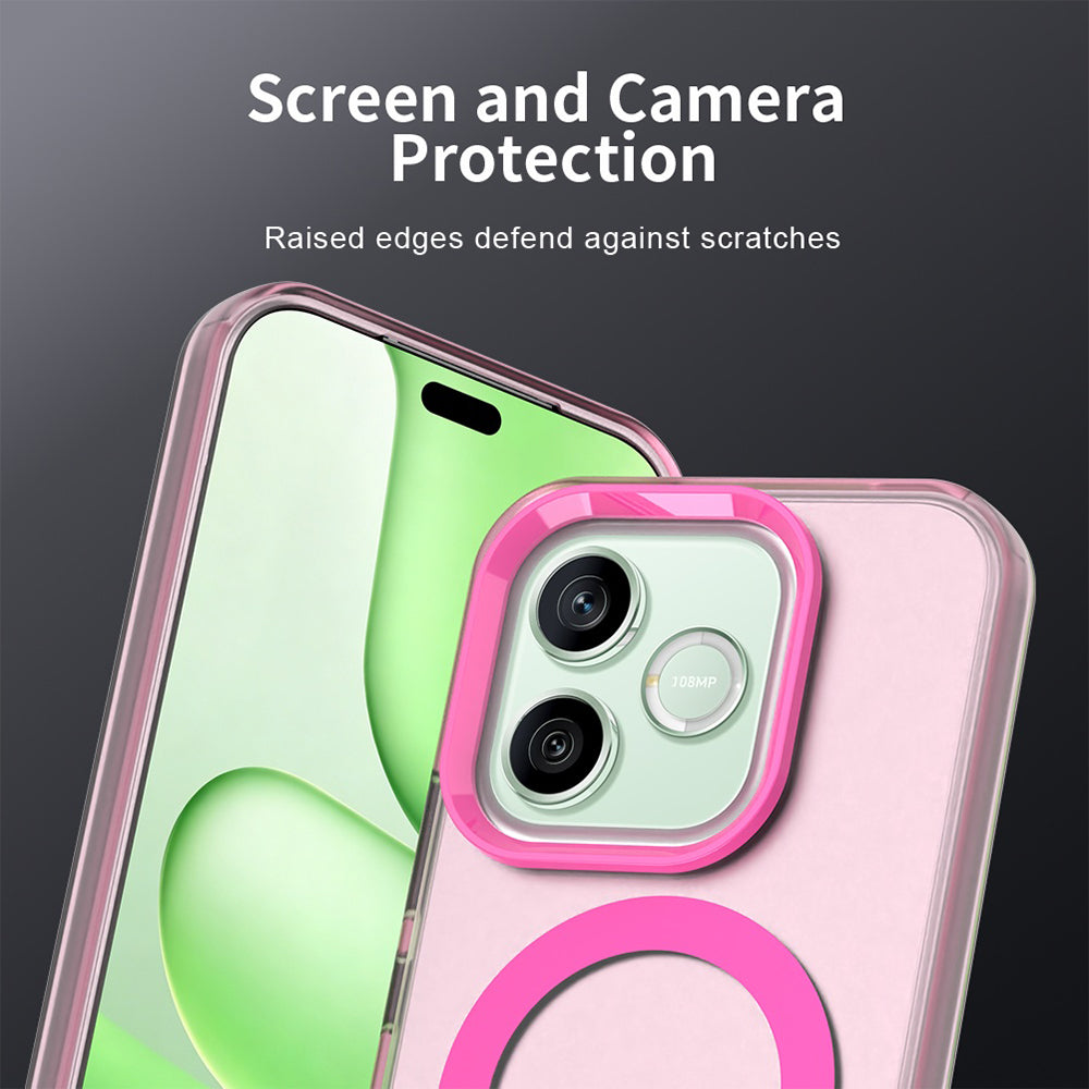 MagSafe puzdro pre Honor 600 Lite, Techsuit, CandyCase, Ružové