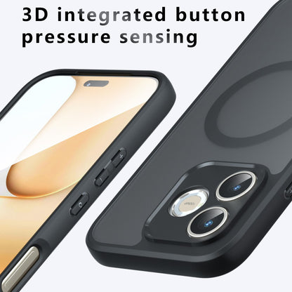 Puzdro MagSafe pre Honor 600 Lite, Techsuit, PureFrost, Saténová Čierna