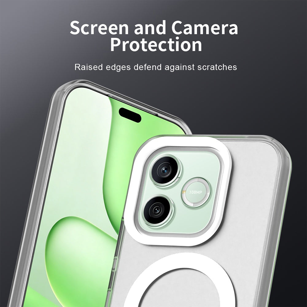 MagSafe puzdro pre Honor 600 Pro / 600, Techsuit, CandyCase, Biele