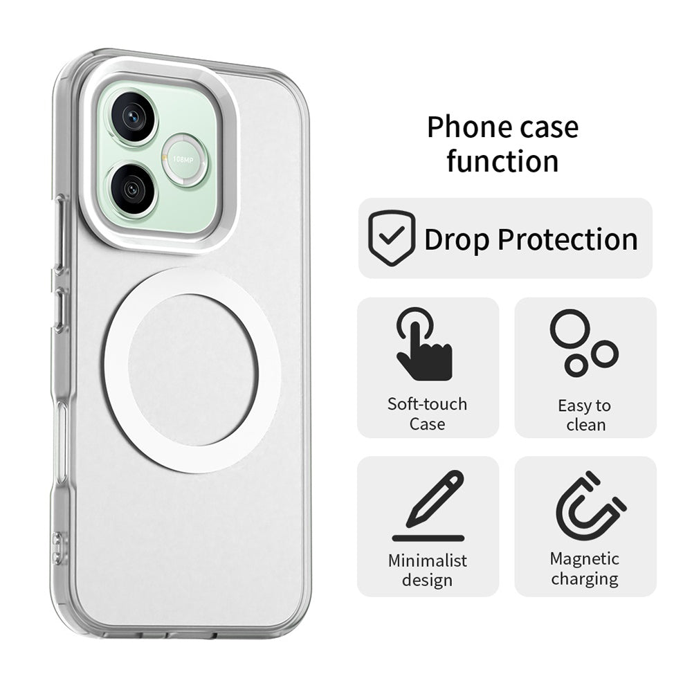 MagSafe puzdro pre Honor 600 Pro / 600, Techsuit, CandyCase, Biele