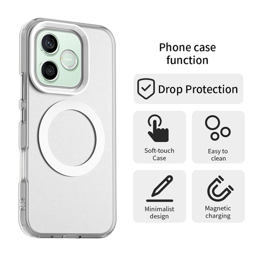 MagSafe puzdro pre Honor 600 Pro / 600, Techsuit, CandyCase, Biele