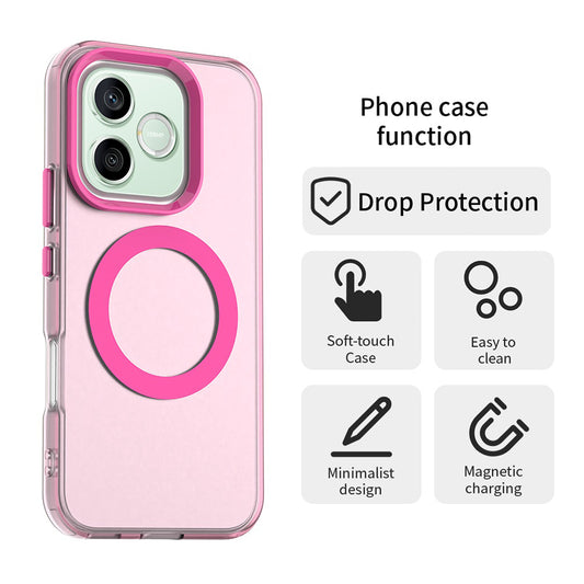 MagSafe puzdro pre Honor 600 Pro / 600, Techsuit, CandyCase, Ružové