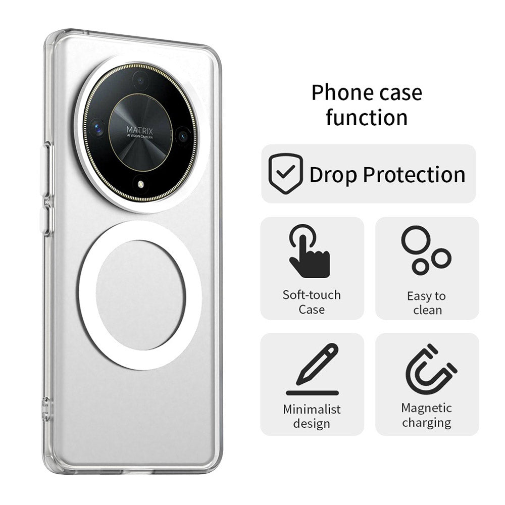 MagSafe puzdro pre Honor Magic6 Lite, Techsuit, CandyCase, Biele