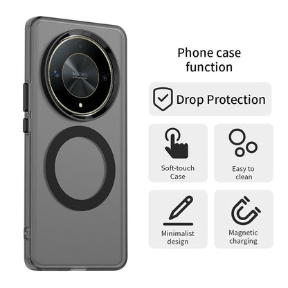 MagSafe puzdro pre Honor Magic6 Lite, Techsuit, CandyCase, čierne