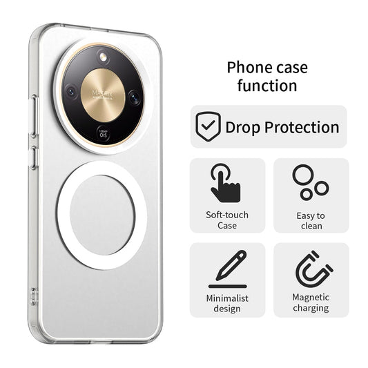 Puzdro MagSafe pre Honor Magic8 Lite, Techsuit, CandyCase, Biela