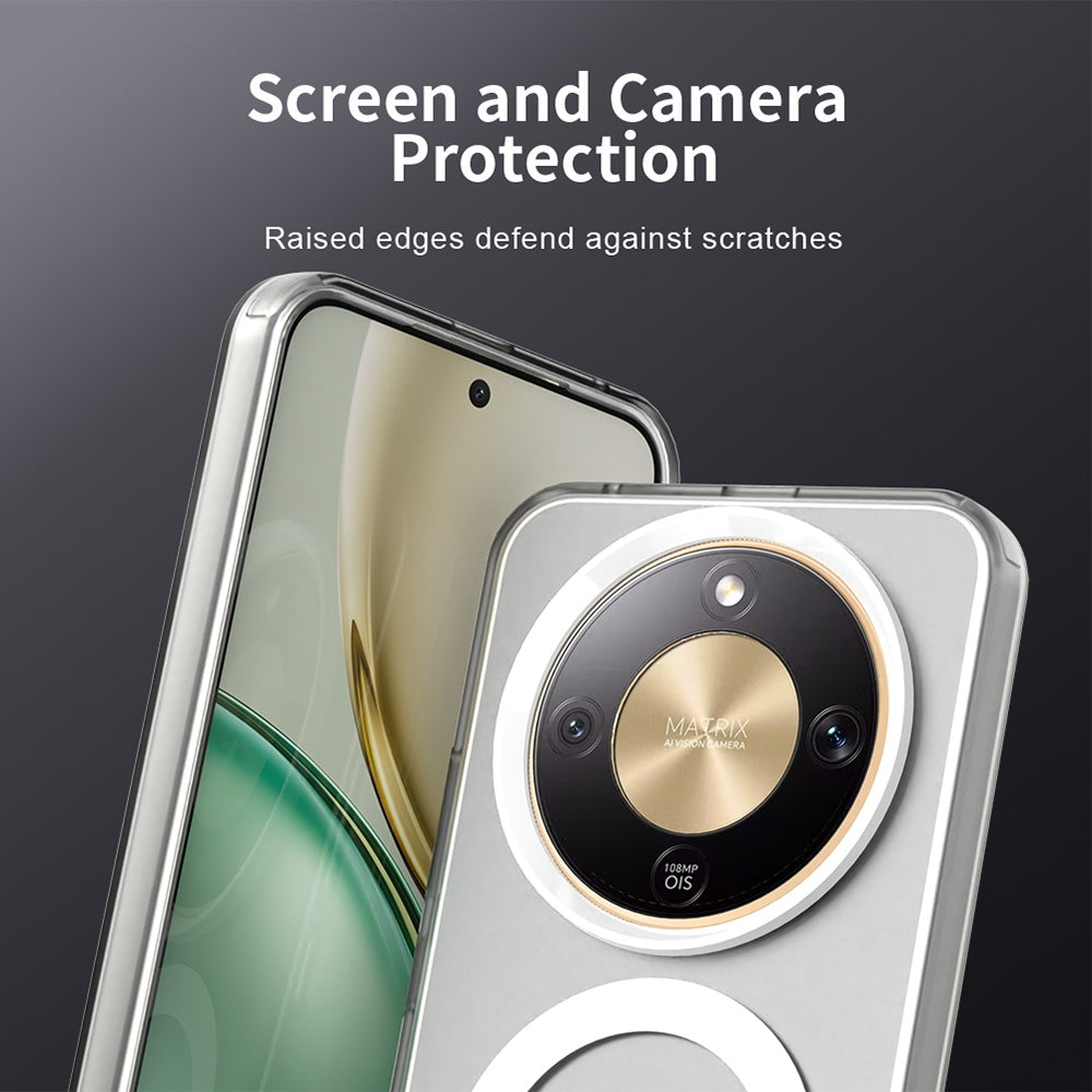 Puzdro MagSafe pre Honor Magic8 Lite, Techsuit, CandyCase, Biela