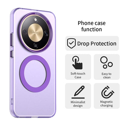 Puzdro MagSafe pre Honor Magic8 Lite, Techsuit, CandyCase, Fialové