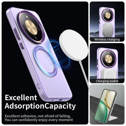 Puzdro MagSafe pre Honor Magic8 Lite, Techsuit, CandyCase, Fialové