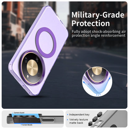 Puzdro MagSafe pre Honor Magic8 Lite, Techsuit, CandyCase, Fialové