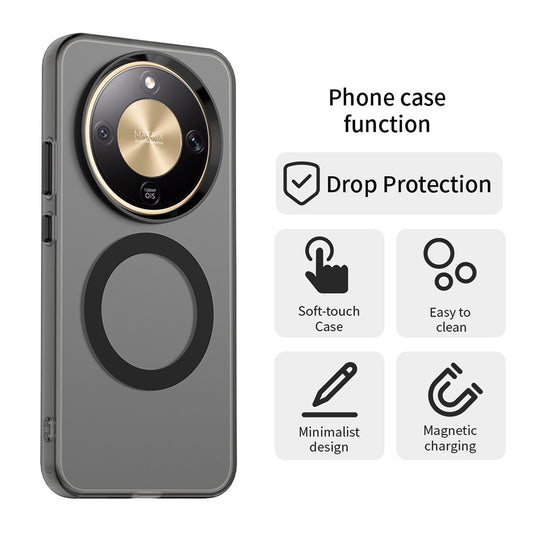 Puzdro MagSafe pre Honor Magic8 Lite, Techsuit, CandyCase, Čierne