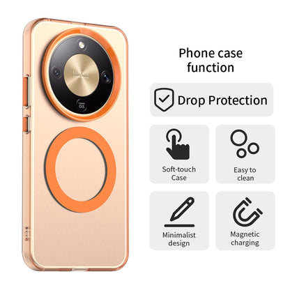 Puzdro MagSafe pre Honor Magic8 Lite, Techsuit, CandyCase, Oranžové