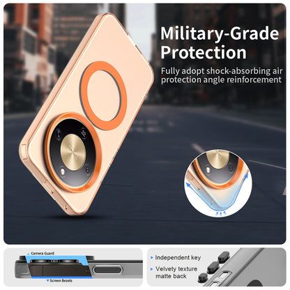 Puzdro MagSafe pre Honor Magic8 Lite, Techsuit, CandyCase, Oranžové