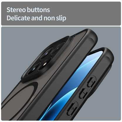 MagSafe Case for Honor Magic8 Lite, Techsuit, HaloFrost II, Black