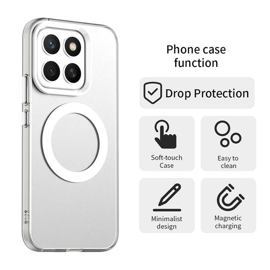 MagSafe puzdro pre Honor X8c, Techsuit, CandyCase, Biele