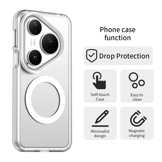 MagSafe puzdro pre Huawei Pura 80 Pro, Techsuit, CandyCase, Biele