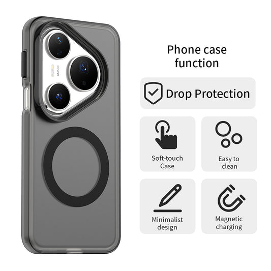MagSafe puzdro pre Huawei Pura 80 Pro, Techsuit, CandyCase, čierne