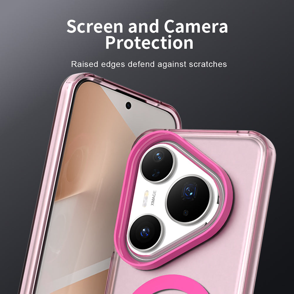 MagSafe puzdro pre Huawei Pura 80 Pro, Techsuit, CandyCase, Ružové