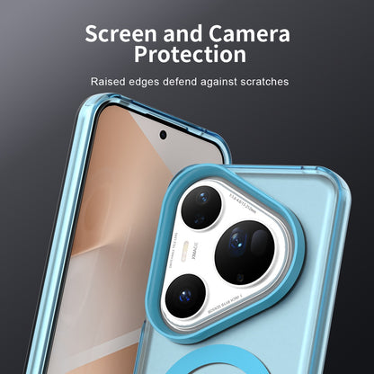MagSafe puzdro pre Huawei Pura 80 Ultra, Techsuit, CandyCase, modré