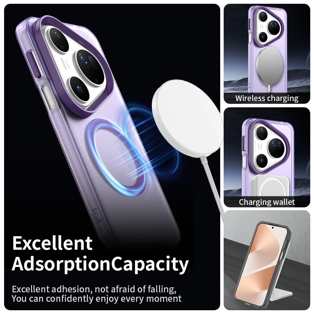 MagSafe puzdro pre Huawei Pura 80 Ultra, Techsuit, CandyCase, Fialová