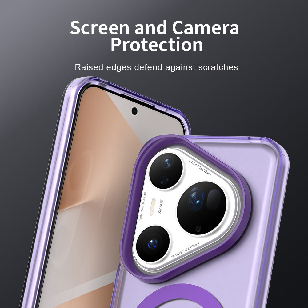 MagSafe puzdro pre Huawei Pura 80 Ultra, Techsuit, CandyCase, Fialová