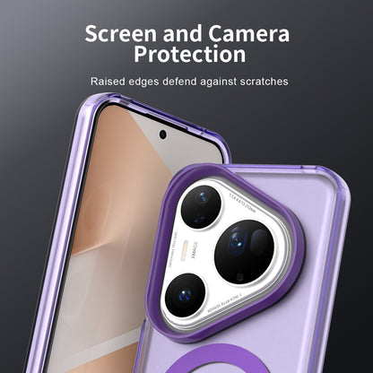 MagSafe puzdro pre Huawei Pura 80 Ultra, Techsuit, CandyCase, Fialová