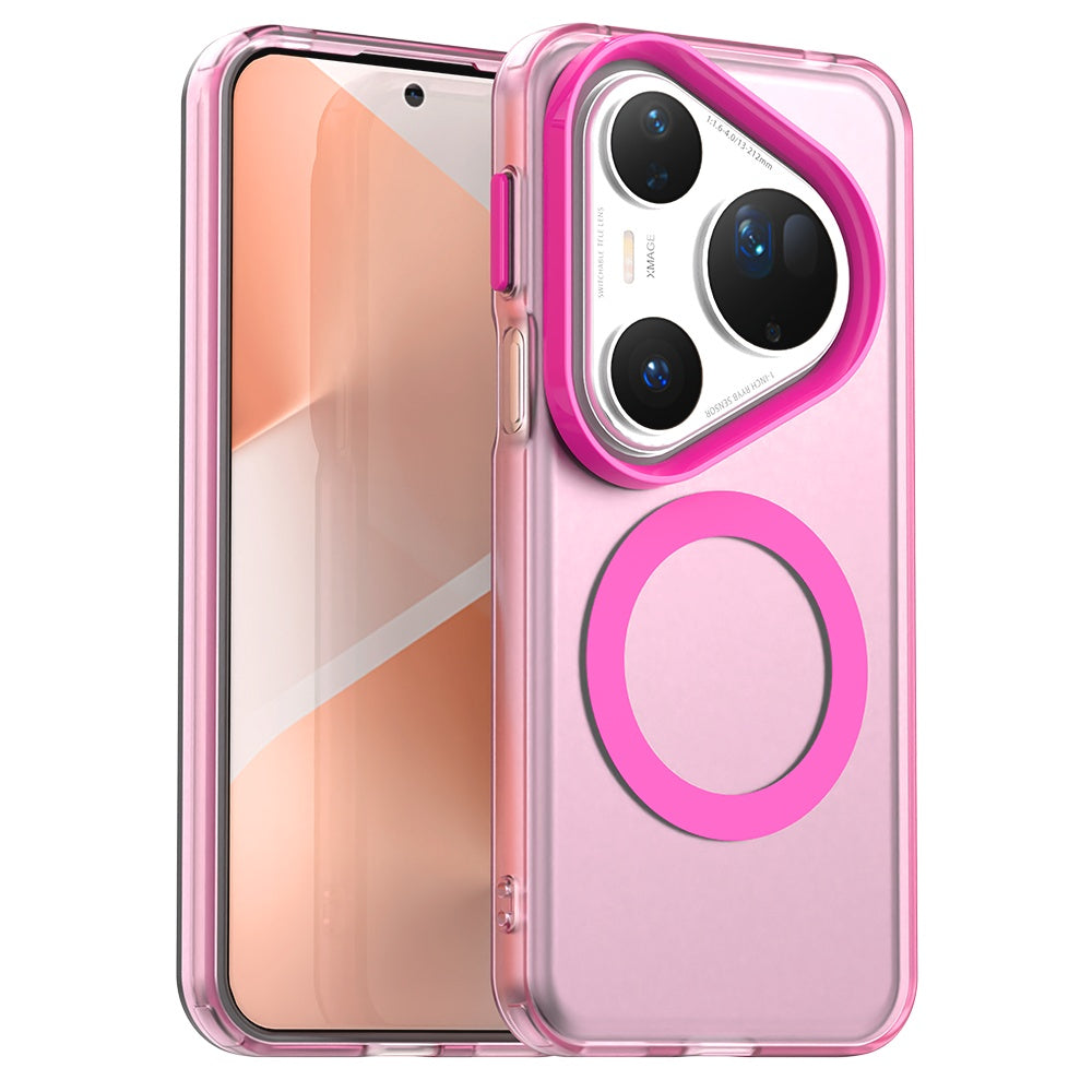 MagSafe puzdro pre Huawei Pura 80 Ultra, Techsuit, CandyCase, Ružové