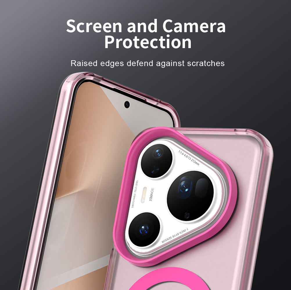 MagSafe puzdro pre Huawei Pura 80 Ultra, Techsuit, CandyCase, Ružové