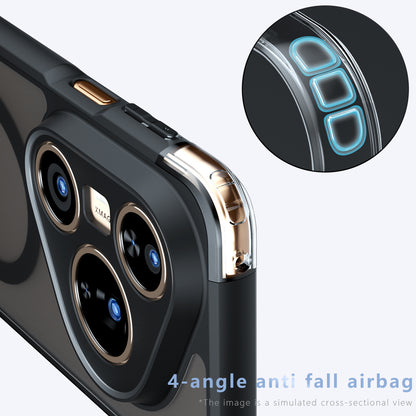 MagSafe puzdro pre Huawei Pura 80 Ultra, Techsuit, PureFrost, Čierna saténová