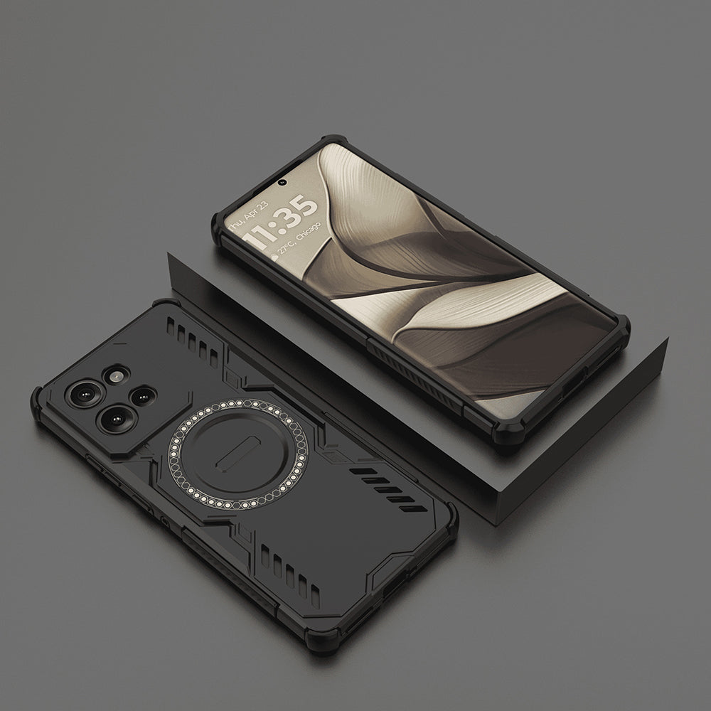 MagSafe puzdro pre Motorola Edge 50, Techsuit, ArmorMag, čierne