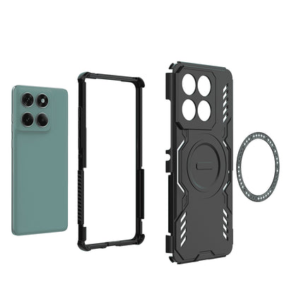 MagSafe Case for Motorola Edge 60 Fusion / Edge 60, Techsuit, ArmorMag, Black