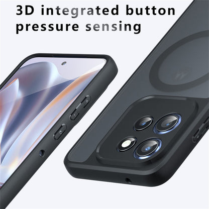 Puzdro MagSafe pre Motorola Edge 60 Neo / Edge 50 Neo / ThinkPhone 25, Techsuit, PureFrost, Saténová čierna