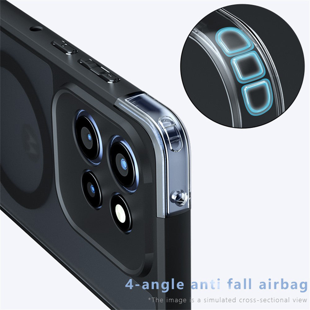 Puzdro MagSafe pre Motorola Edge 60 Neo / Edge 50 Neo / ThinkPhone 25, Techsuit, PureFrost, Saténová čierna