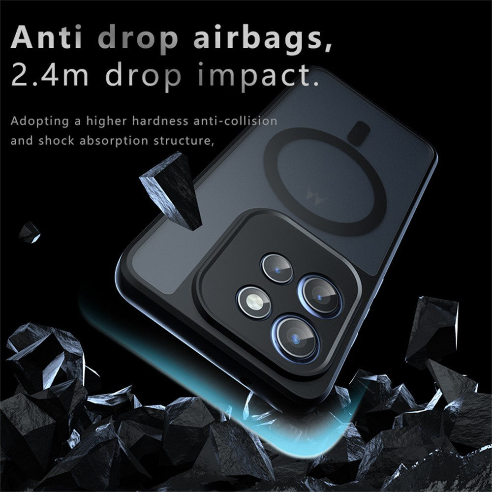 Puzdro MagSafe pre Motorola Edge 60 Neo / Edge 50 Neo / ThinkPhone 25, Techsuit, PureFrost, Saténová čierna