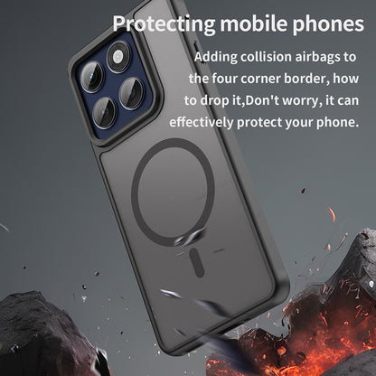 MagSafe puzdro pre Motorola Edge 60 Pro, Techsuit, HaloFrost II (veľký otvor na objektív), čierne