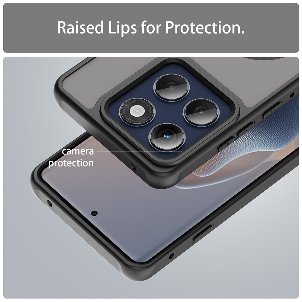 MagSafe puzdro pre Motorola Edge 60 Pro, Techsuit, HaloFrost II (veľký otvor na objektív), čierne