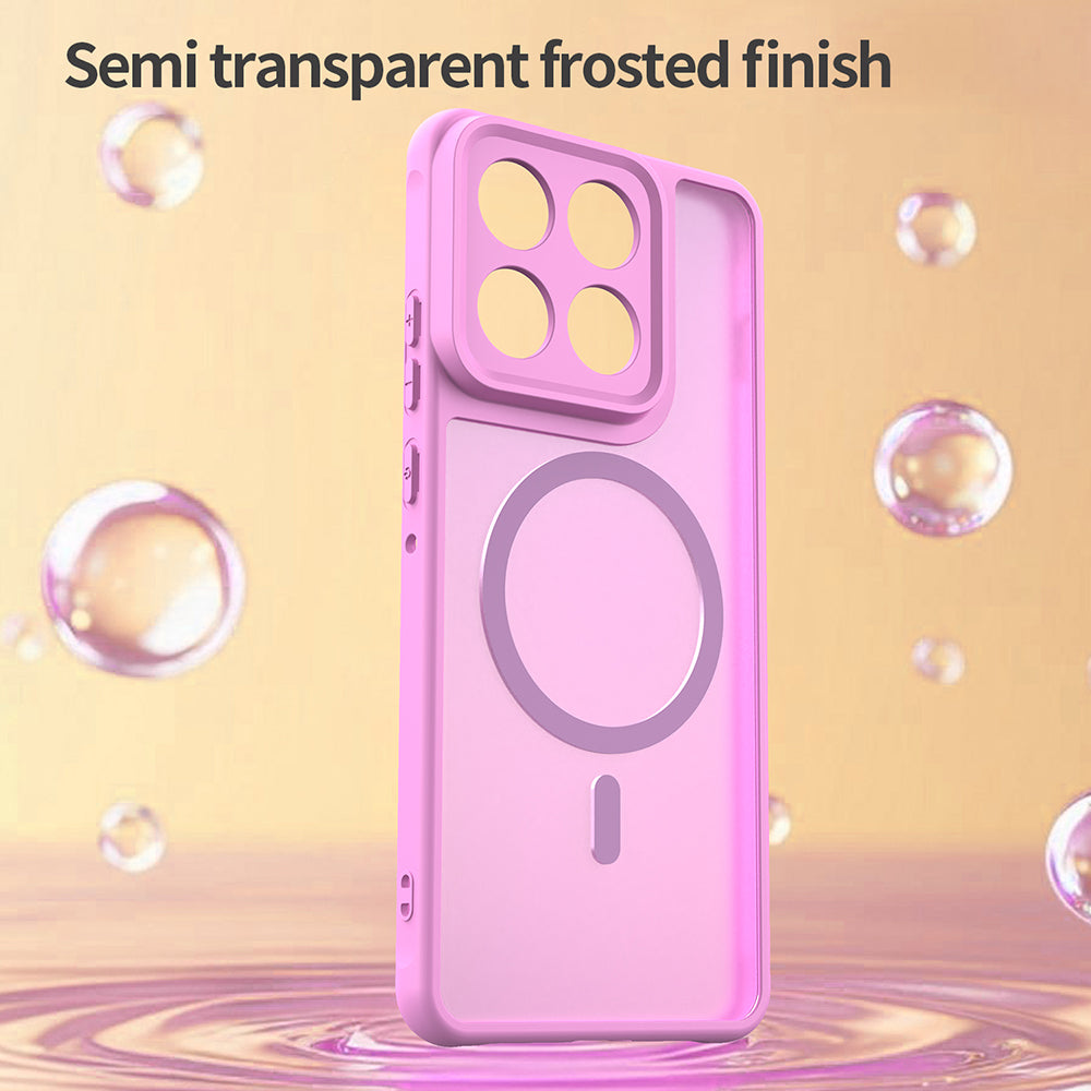 Puzdro MagSafe pre Motorola Edge 70, Techsuit, HaloFrost II, Ružová