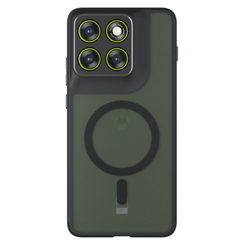 MagSafe Case for Motorola Edge 70, Techsuit, PureFrost, Satin Black