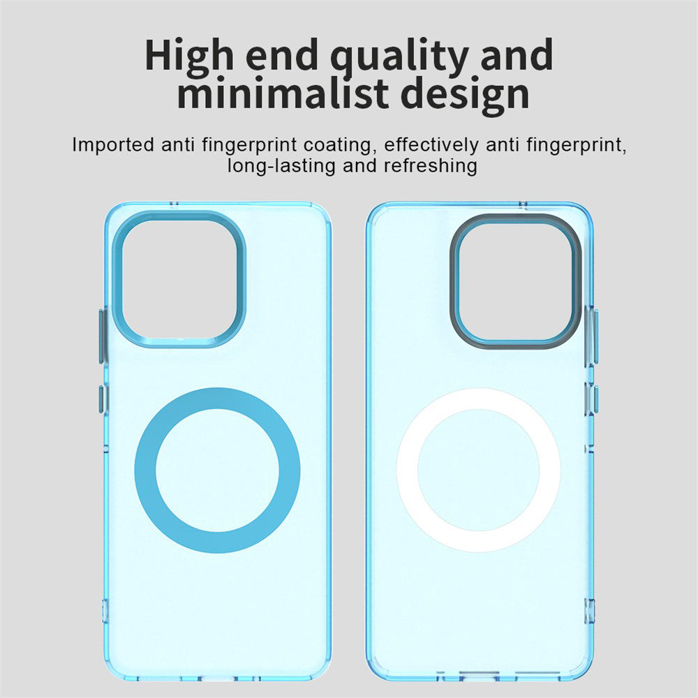 Puzdro MagSafe pre Motorola Moto G86, Techsuit, CandyCase, Modrá