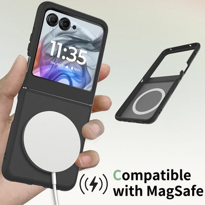 MagSafe puzdro pre Motorola Razr 70 / Razr 60, Techsuit, PureFrost, Čierna saténová