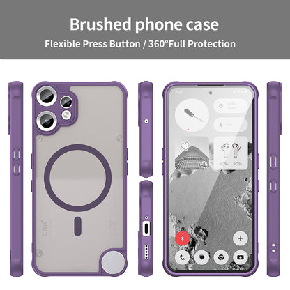 MagSafe puzdro pre Nothing CMF Phone 2 Pro, Techsuit, HaloFrost II, fialové