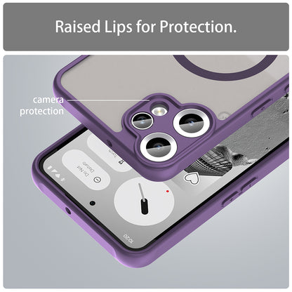 MagSafe puzdro pre Nothing CMF Phone 2 Pro, Techsuit, HaloFrost II, fialové