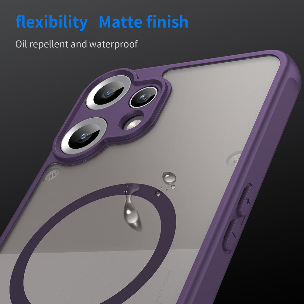 MagSafe puzdro pre Nothing CMF Phone 2 Pro, Techsuit, HaloFrost II, fialové
